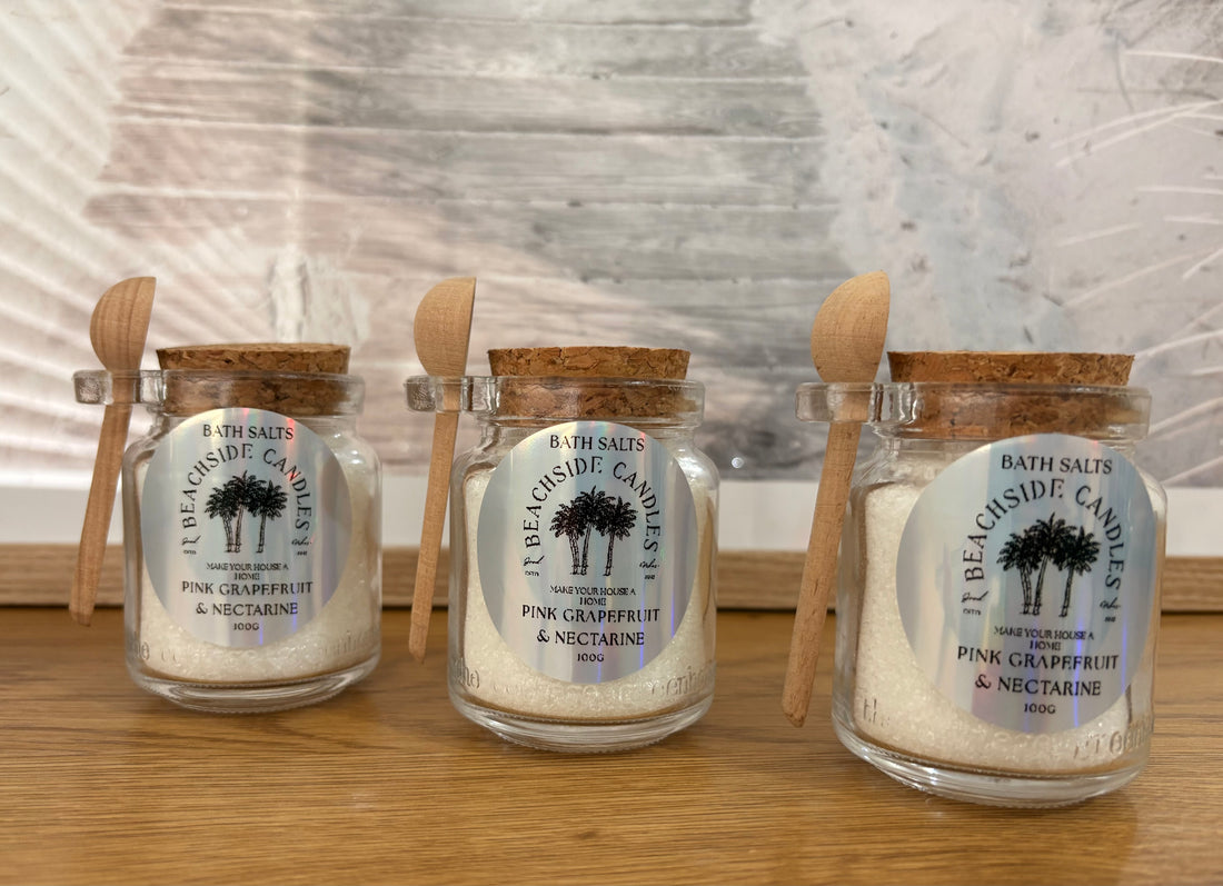 Pink Grapefruit & Nectarine Bath Salt
