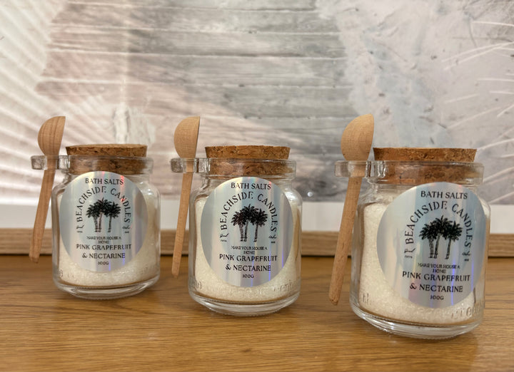 Pink Grapefruit & Nectarine Bath Salt