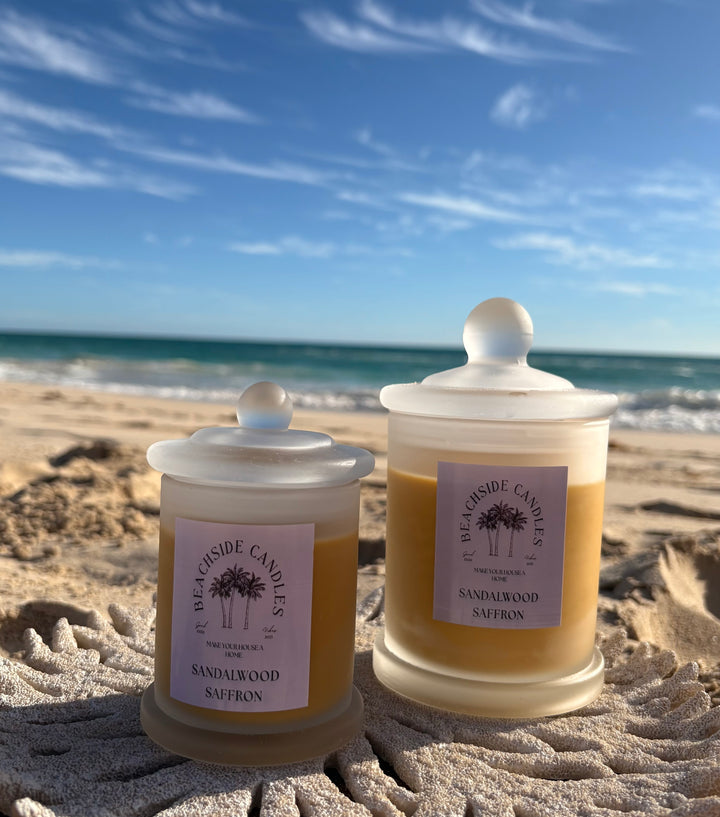 Sandalwood & Saffron Candle